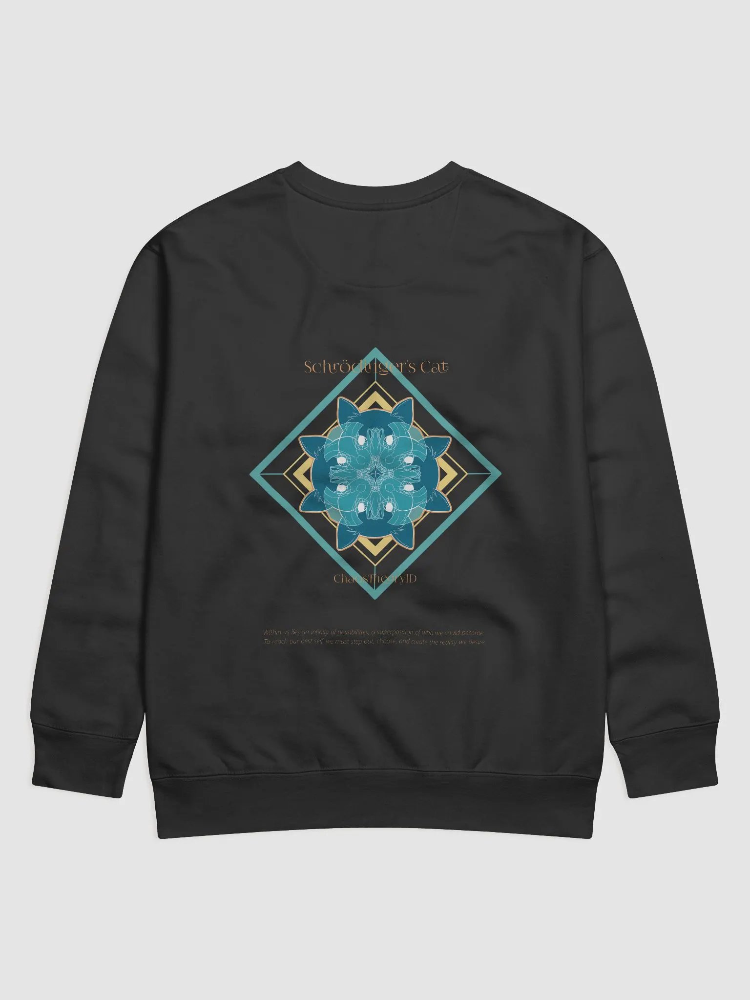 Schrödinger's Cat Cotton Sweatshirt product image (4)