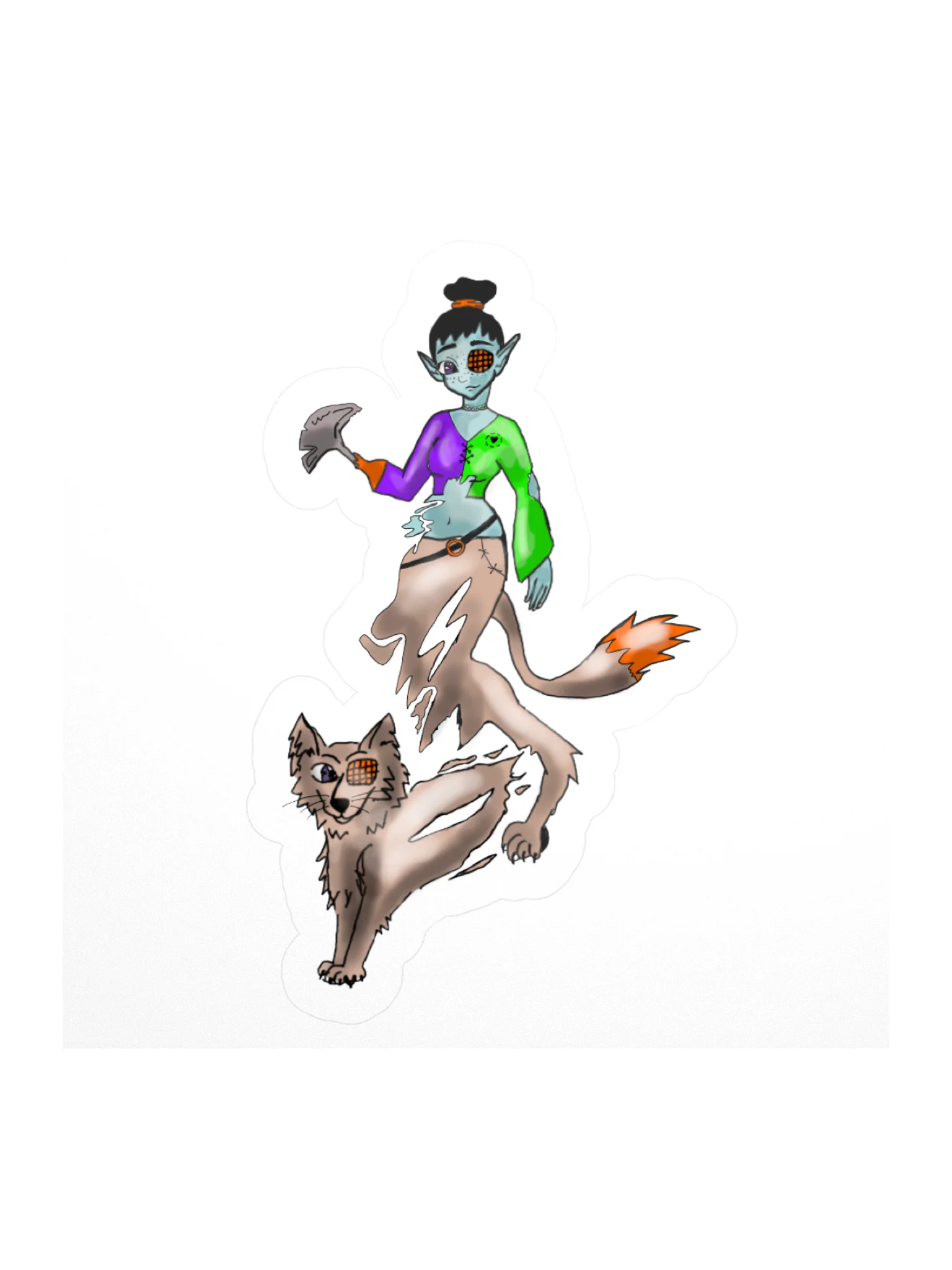Tara Foxtail Sticker product image (2)