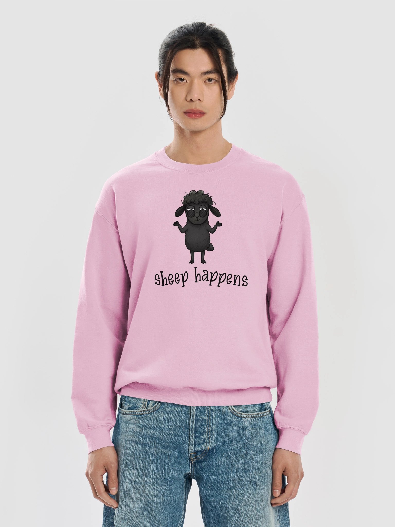 Sheep Happens Crewneck Sweatshirt product image (19)