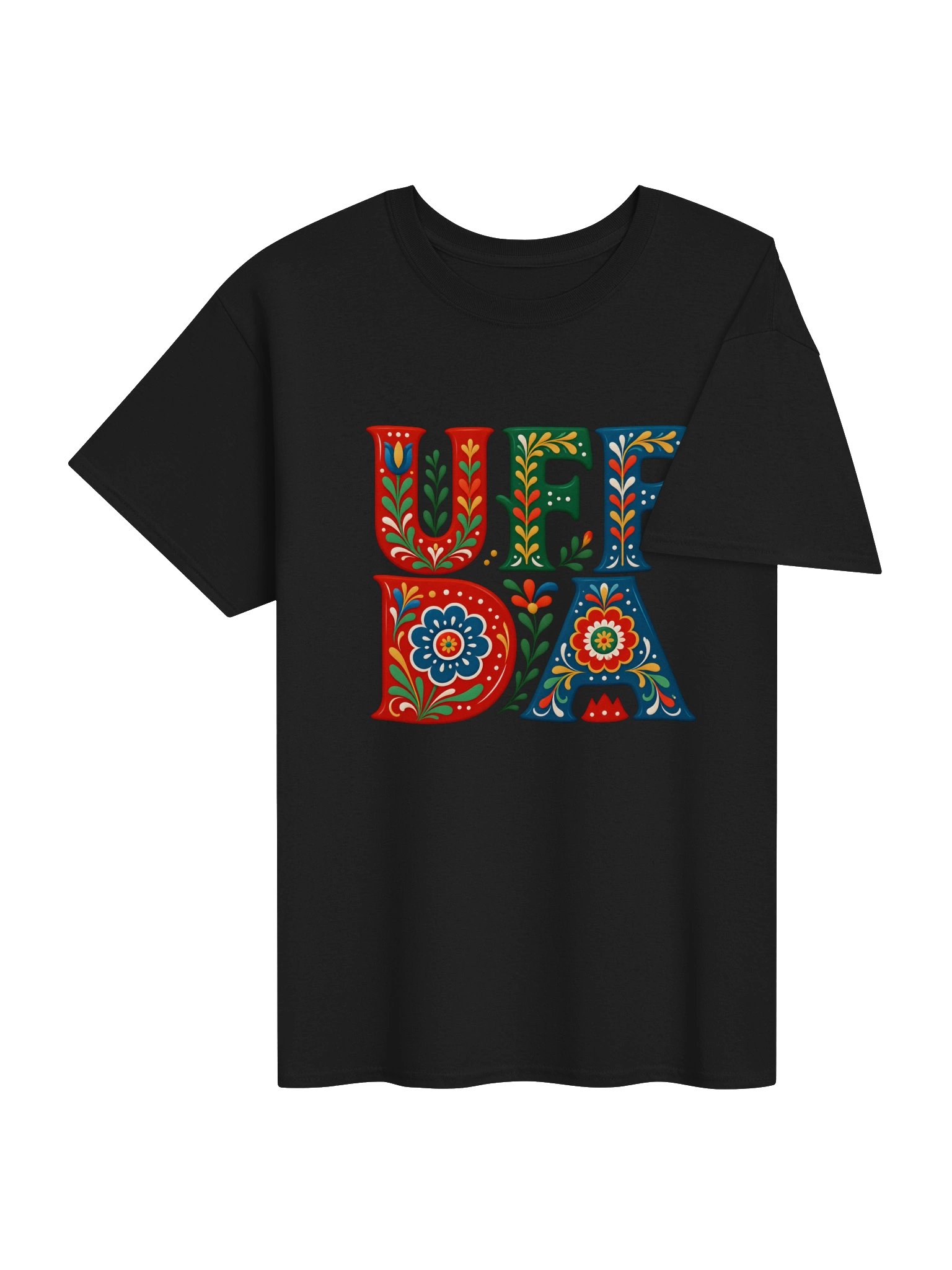 UFF DA Rosemaling Folk Art Heritage Tee product image (42)
