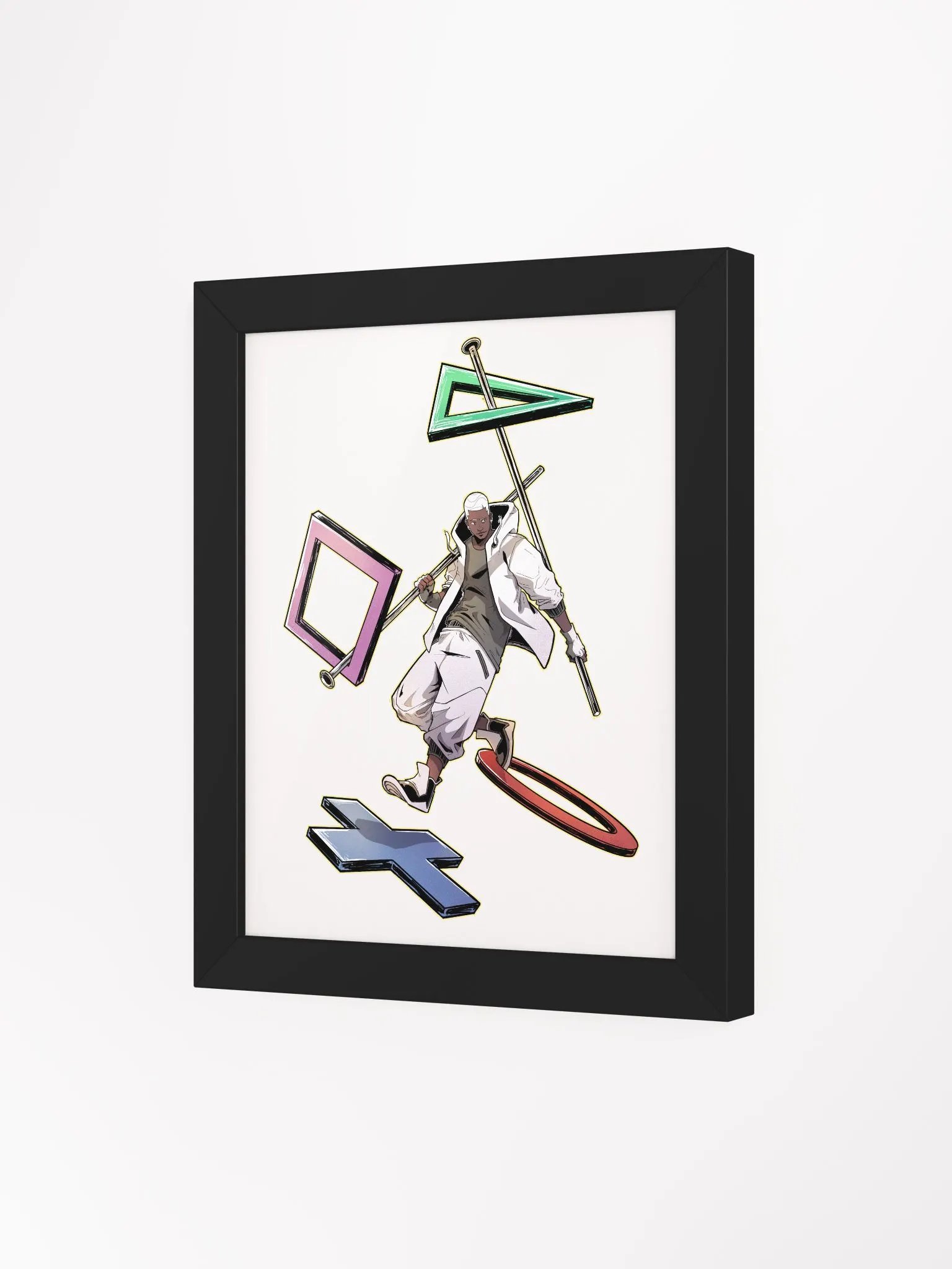 Framed VEE Poster [Classic Colors] product image (1)