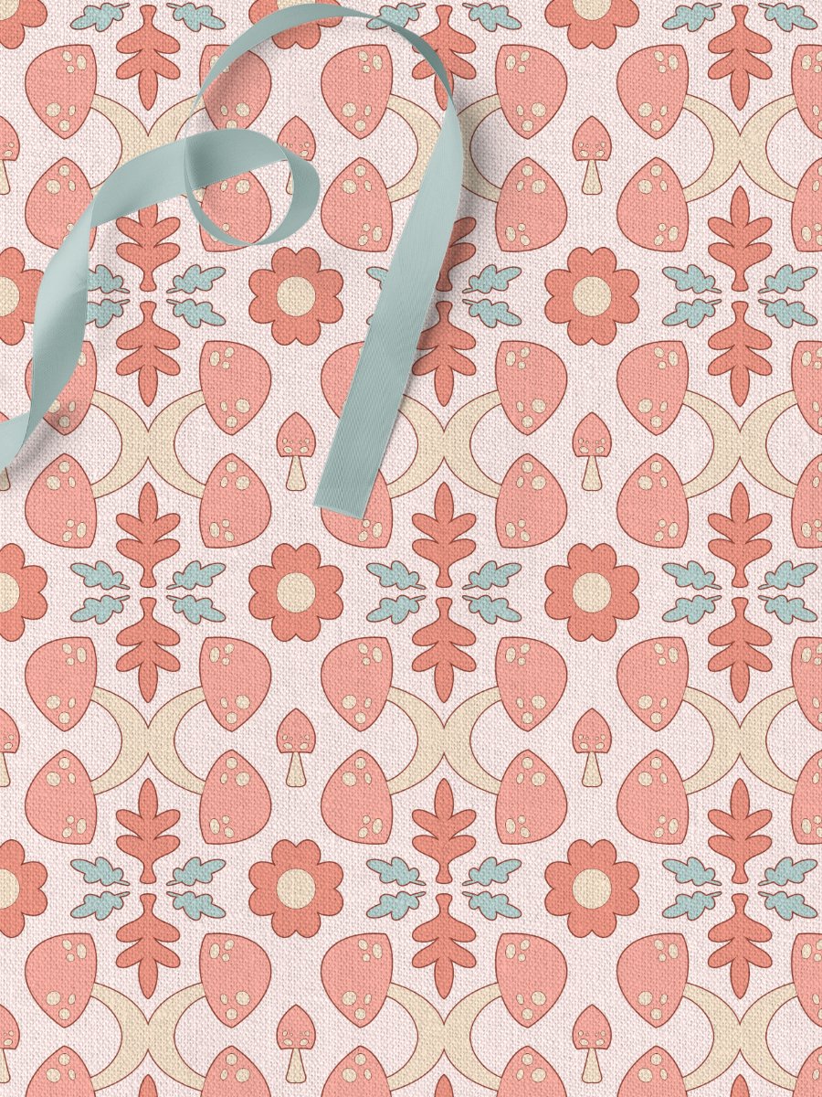 Mushroom Glade Coral Seamless Pattern product image (4)