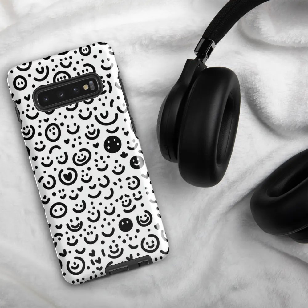Whimsical Smiley Faces Tough Case product image (50)