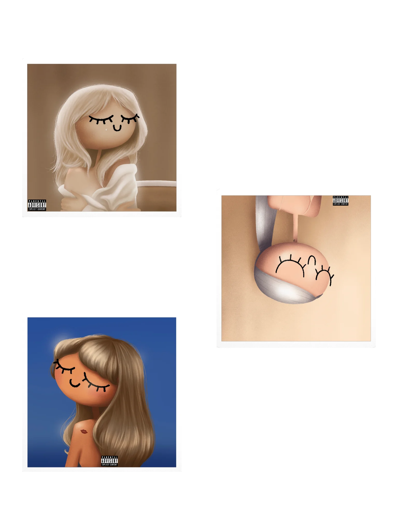 Album cover art sticker bundle product image (1)