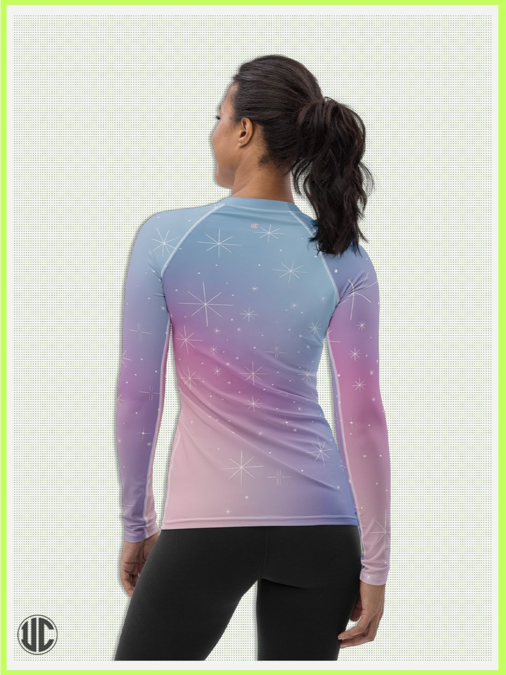 Sunset Constellations – Women’s Rash Guard product image (3)