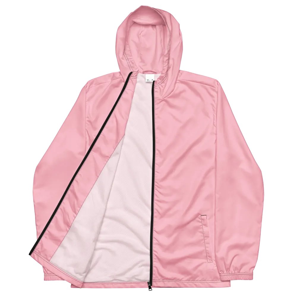 Plain Color Pink Windbreaker product image (4)
