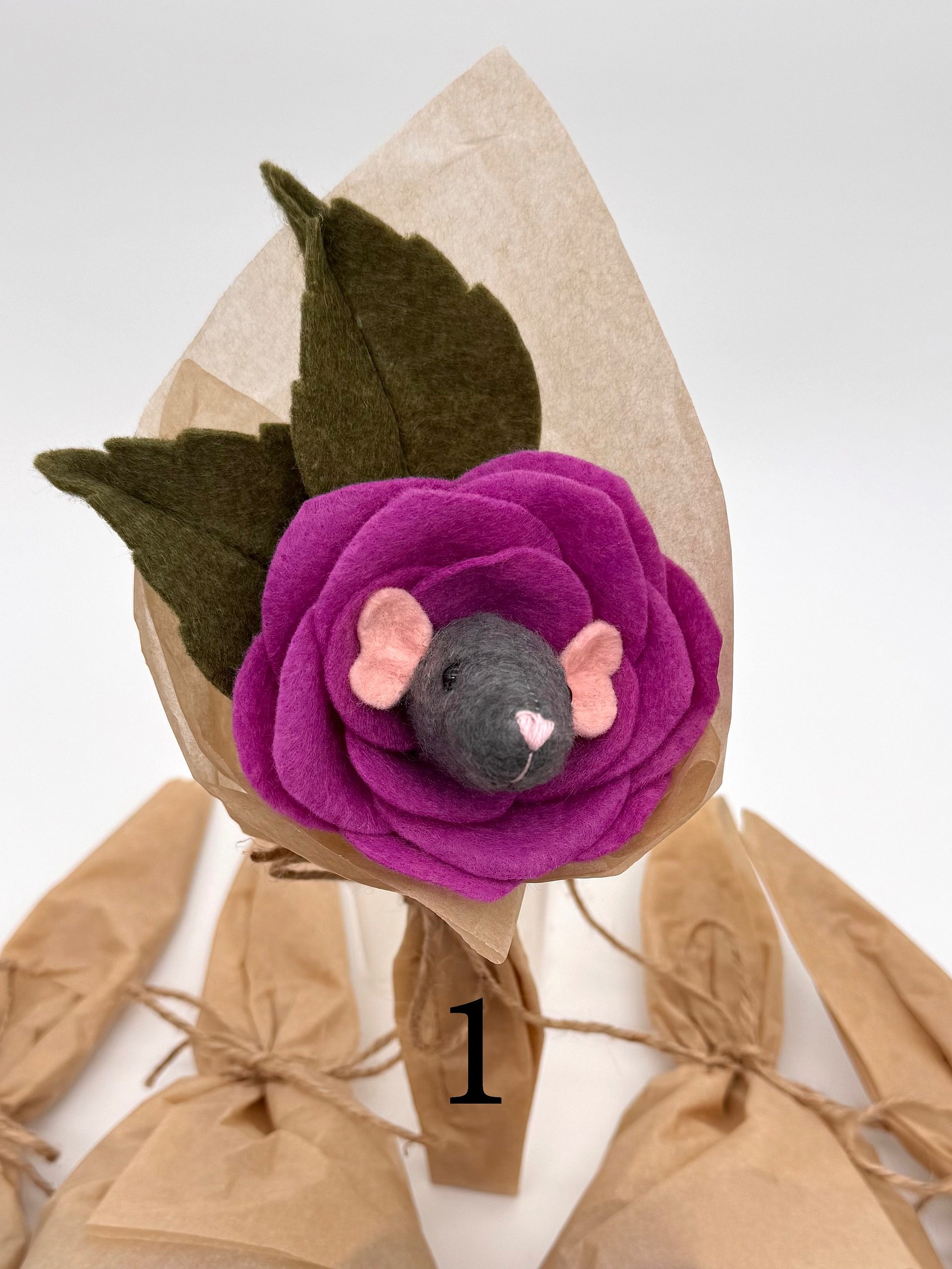 Purple Rat Roses | Handmade product image (1)