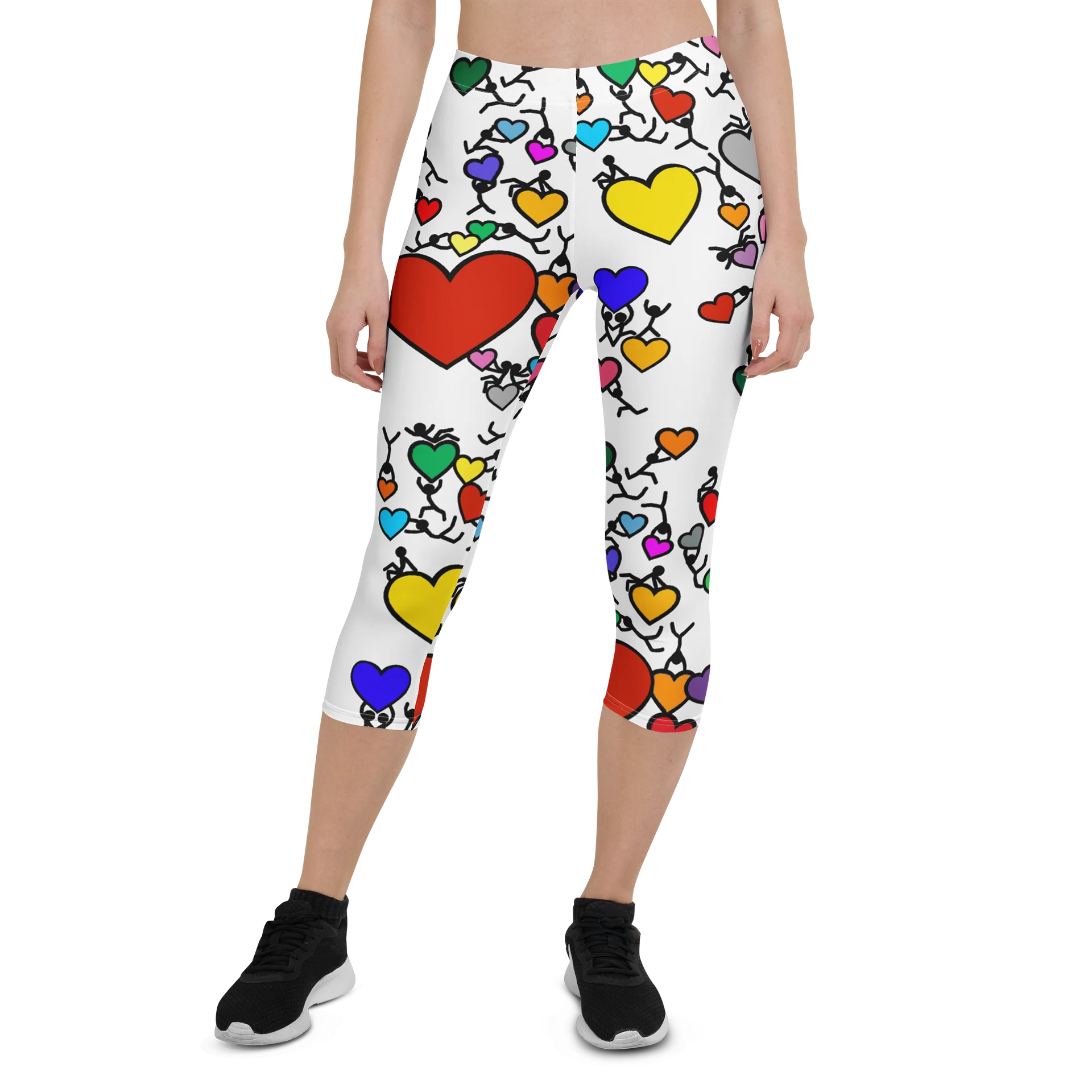 Stickman Art Graffiti Leggings | Designer Heart Streetwear product image (3)