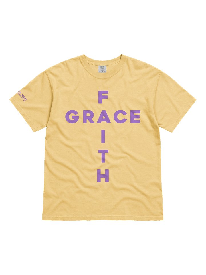 By Grace Through Faith Cross T-Shirt product image (2)