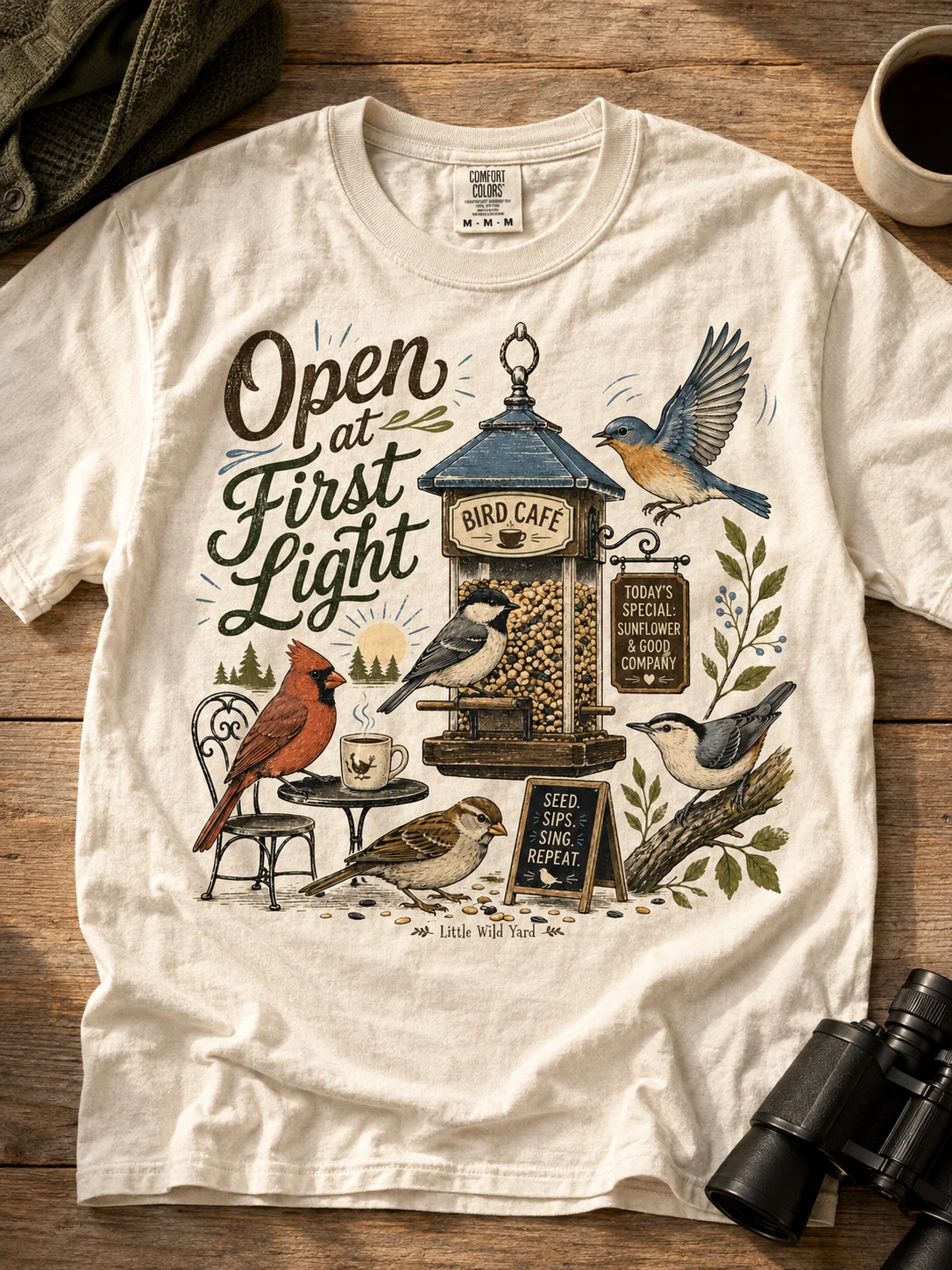 Open at First Light T-shirt product image (1)