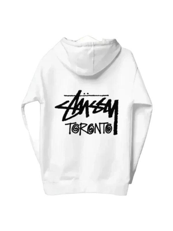 Stussy Toronto Hoodie White product image (1)