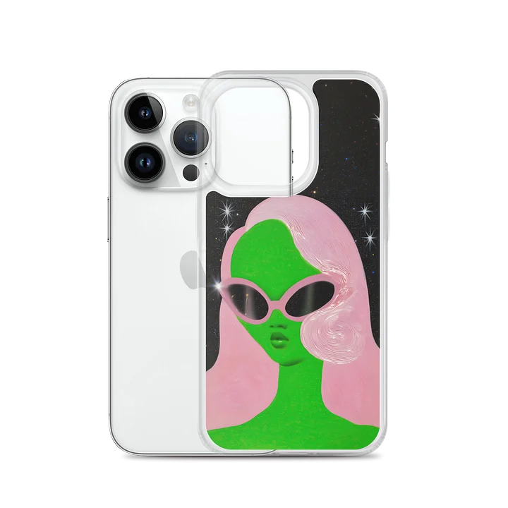 Sassy Alien Clear iPhone Case product image (19)