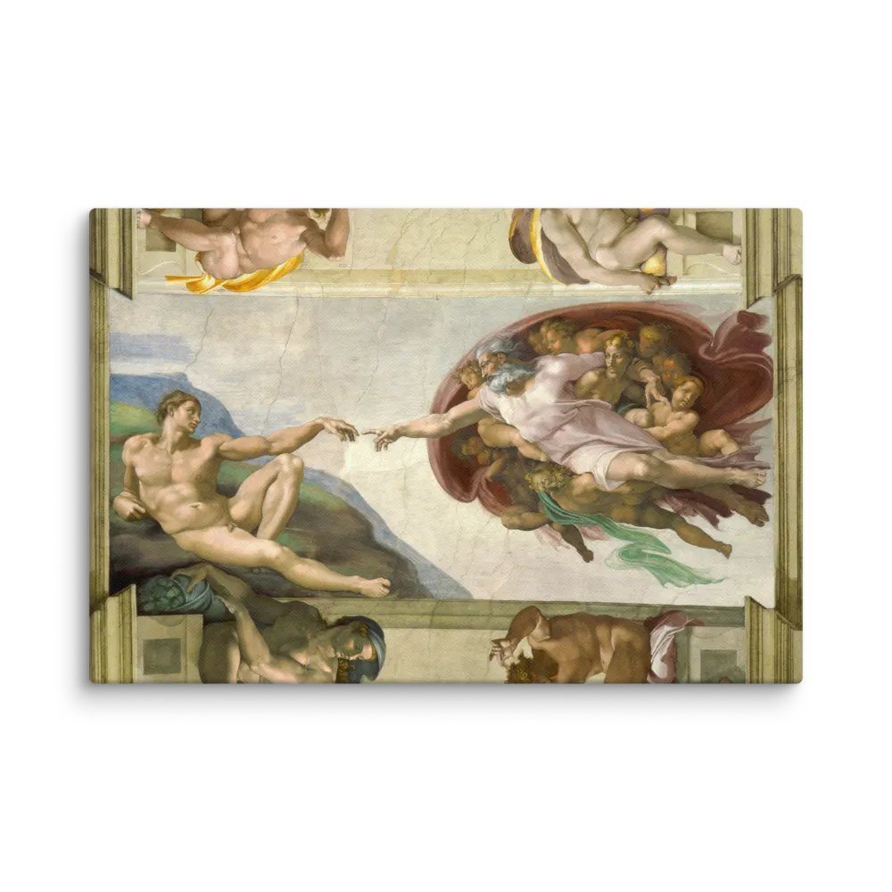 Michelangelo's 'The Creation of Adam' Sistine Chapel Canvas product image (1)