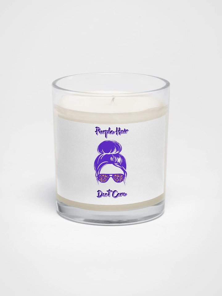 Purple Hair, Don't Care Soy Wax Candle product image (1)