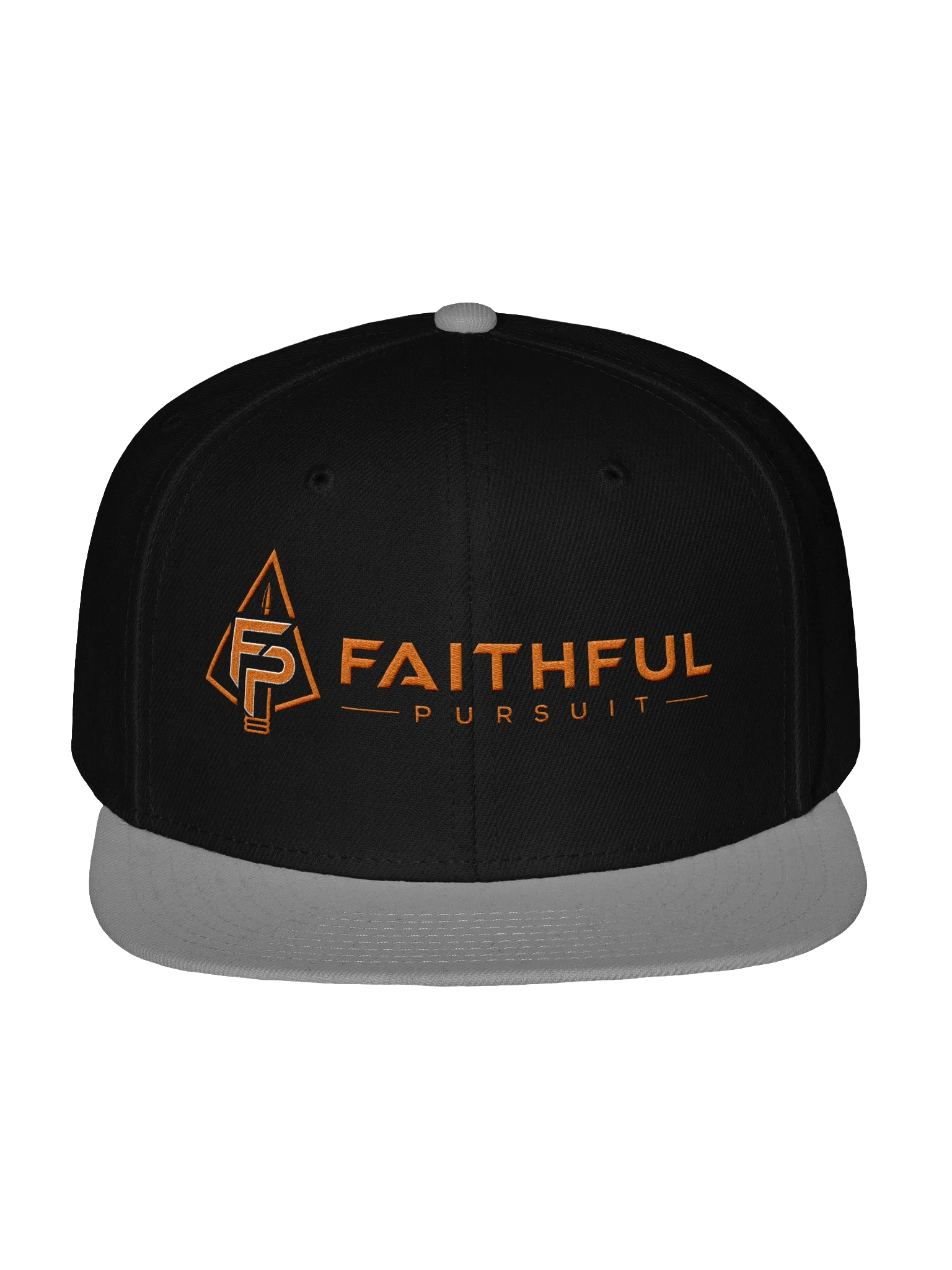 Faithful Pursuit™ Legacy Snapback – Gray / Black / Black
