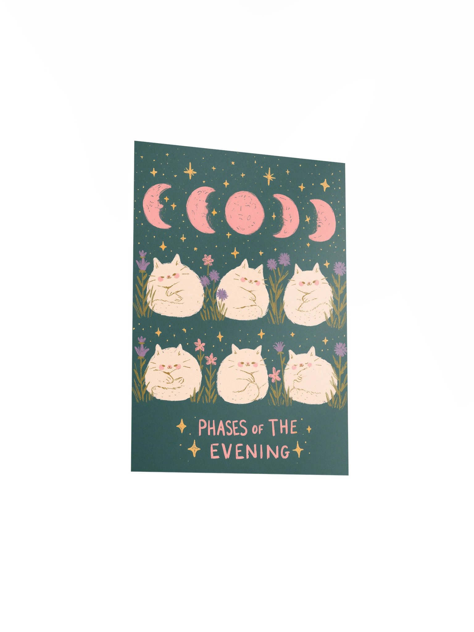 Phases of the Evening Cat Moon Poster product image (19)