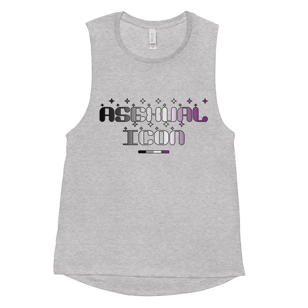 Asexual Icon Women's Flowy Muscle Tank product image (58)
