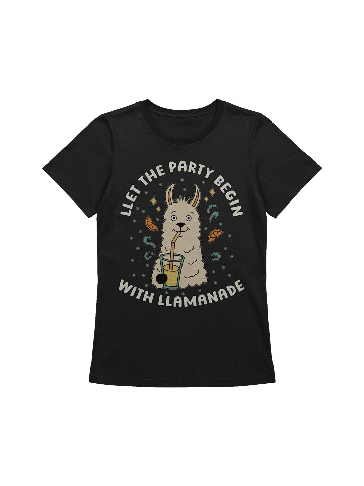 Llet The Party Begin With Llamanade Llama Women's Relaxed-fit T-shirt product image (1)