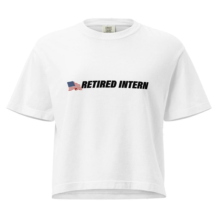 Retired Intern Boxy Womens Shirt product image (1)