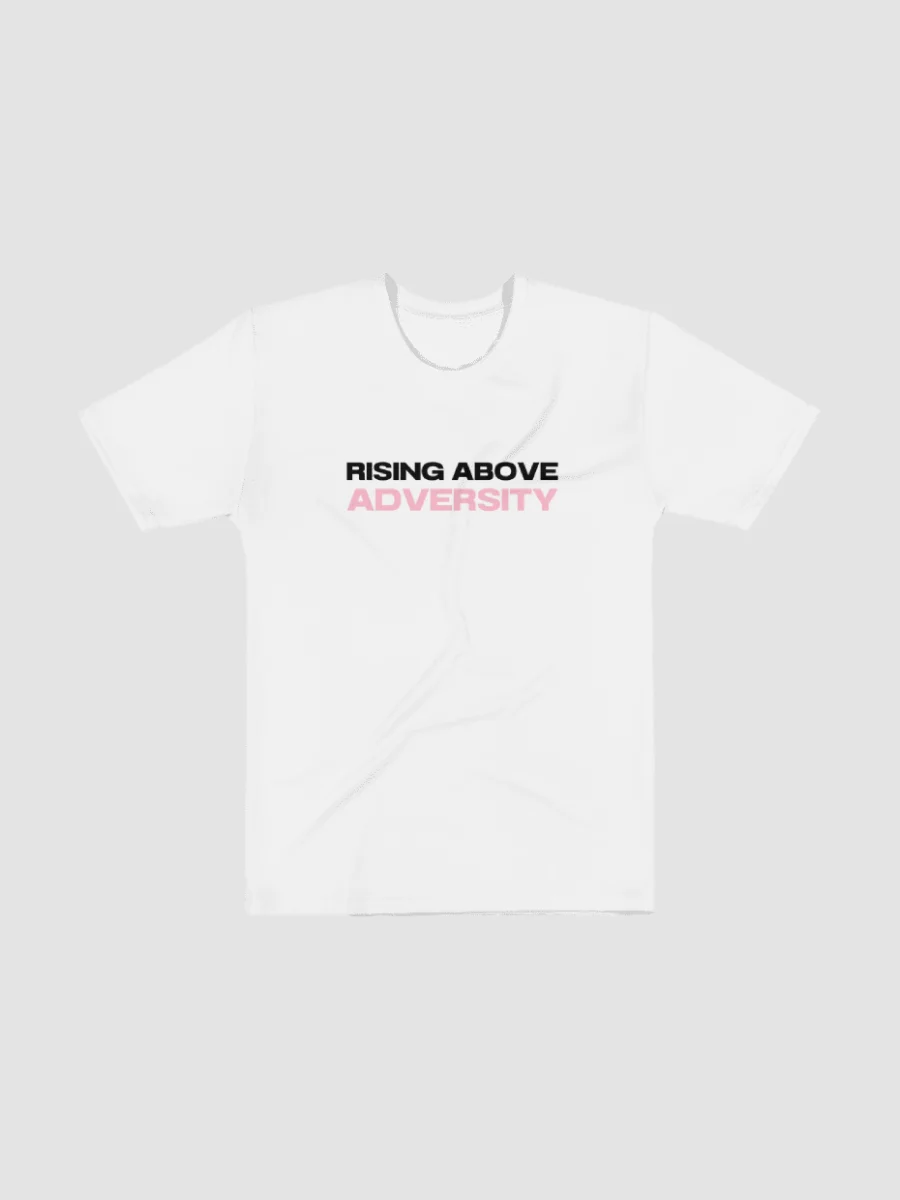Breast Cancer Awareness: Rising Above Adversity T-Shirt - White product image (6)