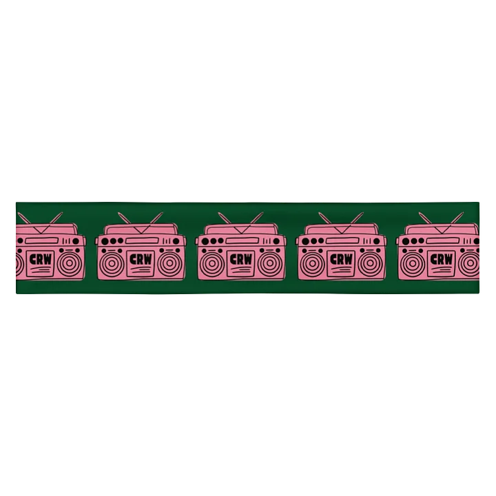 CRW Pink Boombox Logo Sweatband product image (1)