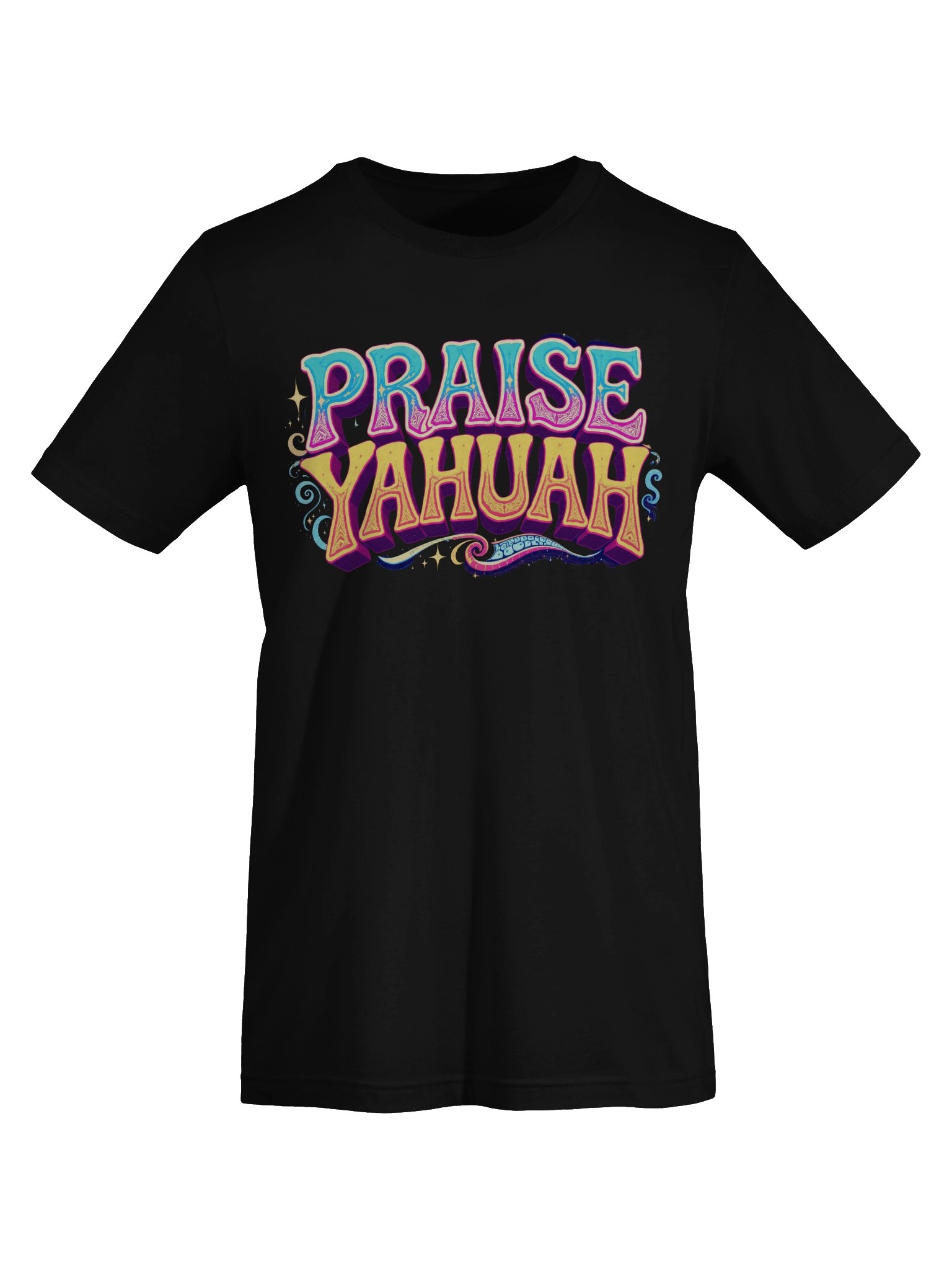 PRAISE YAHUAH Retro Style T-Shirt | Vintage Inspired Hebrew Faith Apparel | Premium Soft Tee product image (7)