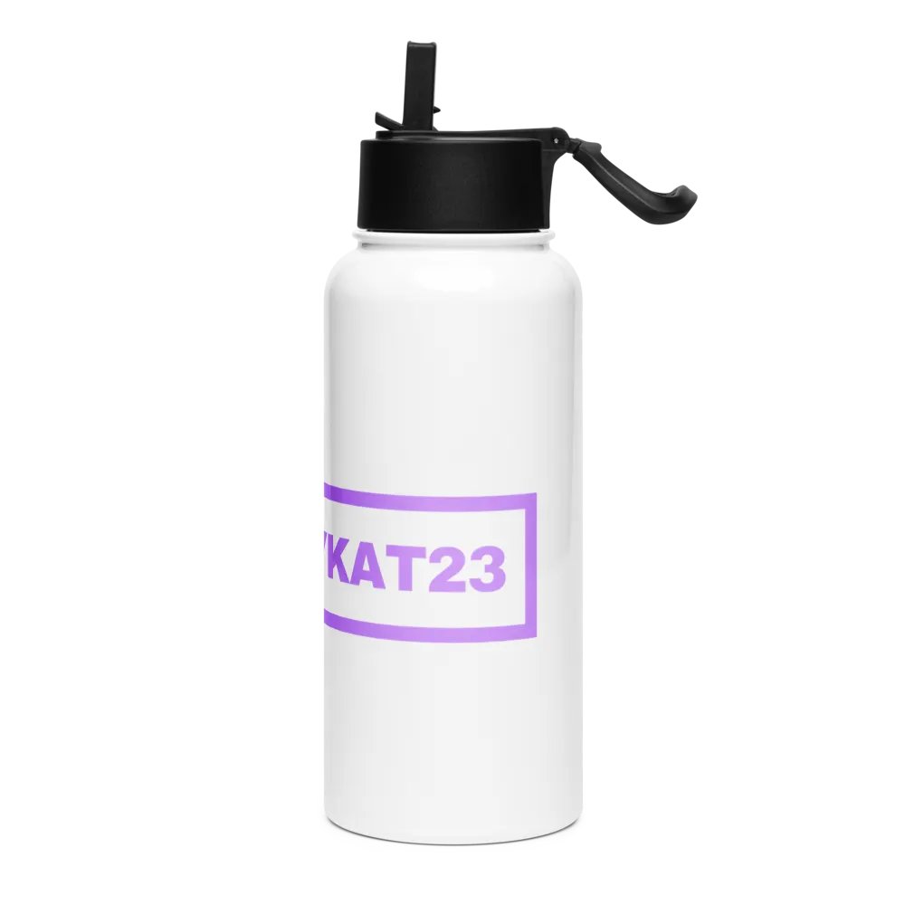 Kittykat23 Water Bottle with Straw Lid - Purple product image (3)