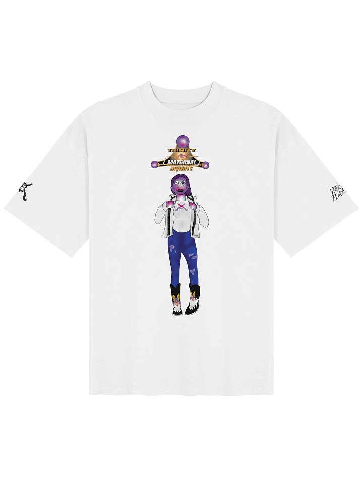 Trinity the Maternal Divinity Xenon Braun Tee White product image (1)