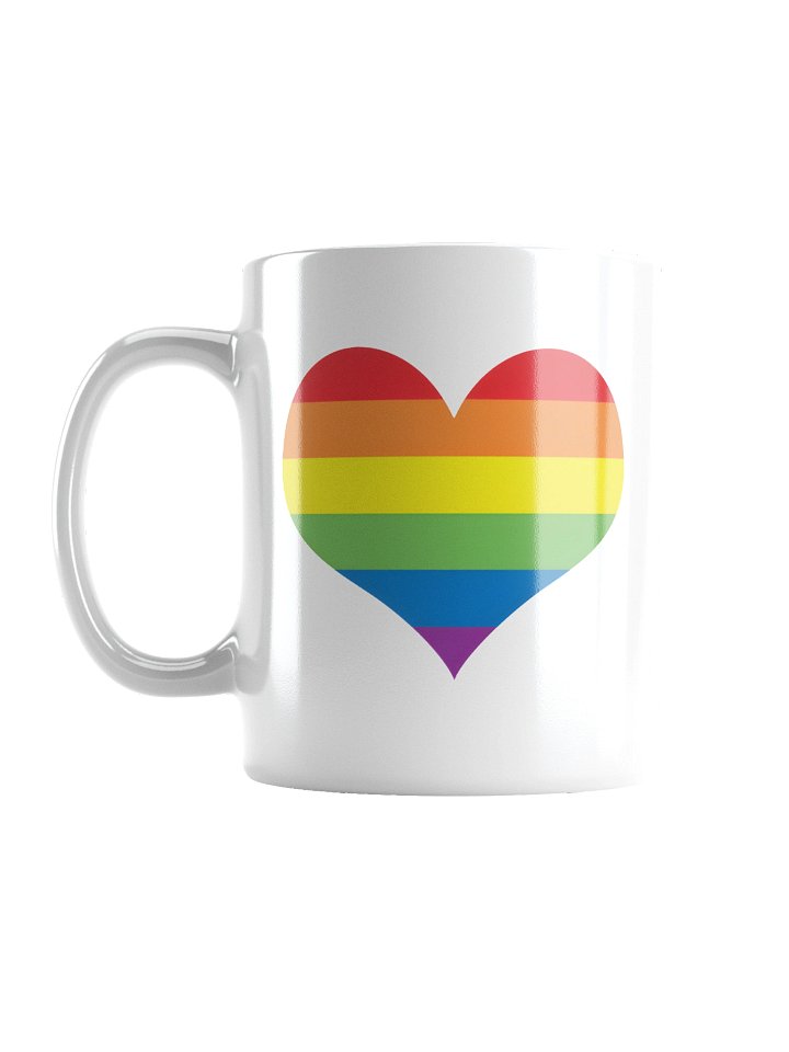 Rainbow Heart Mug Cup product image (3)