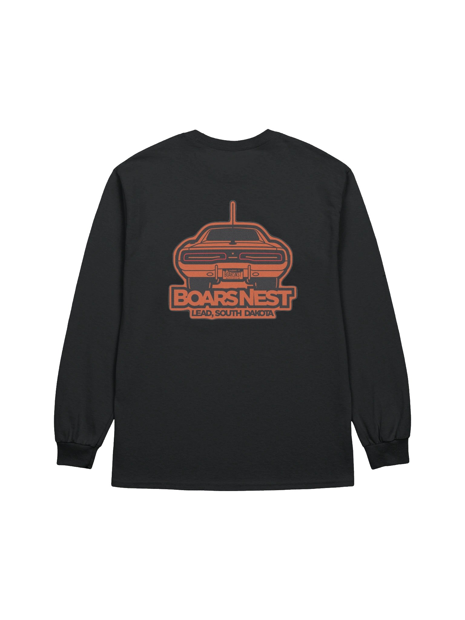 Rustic Boar's Head Cowboy Hat Long Sleeve Tee product image (15)