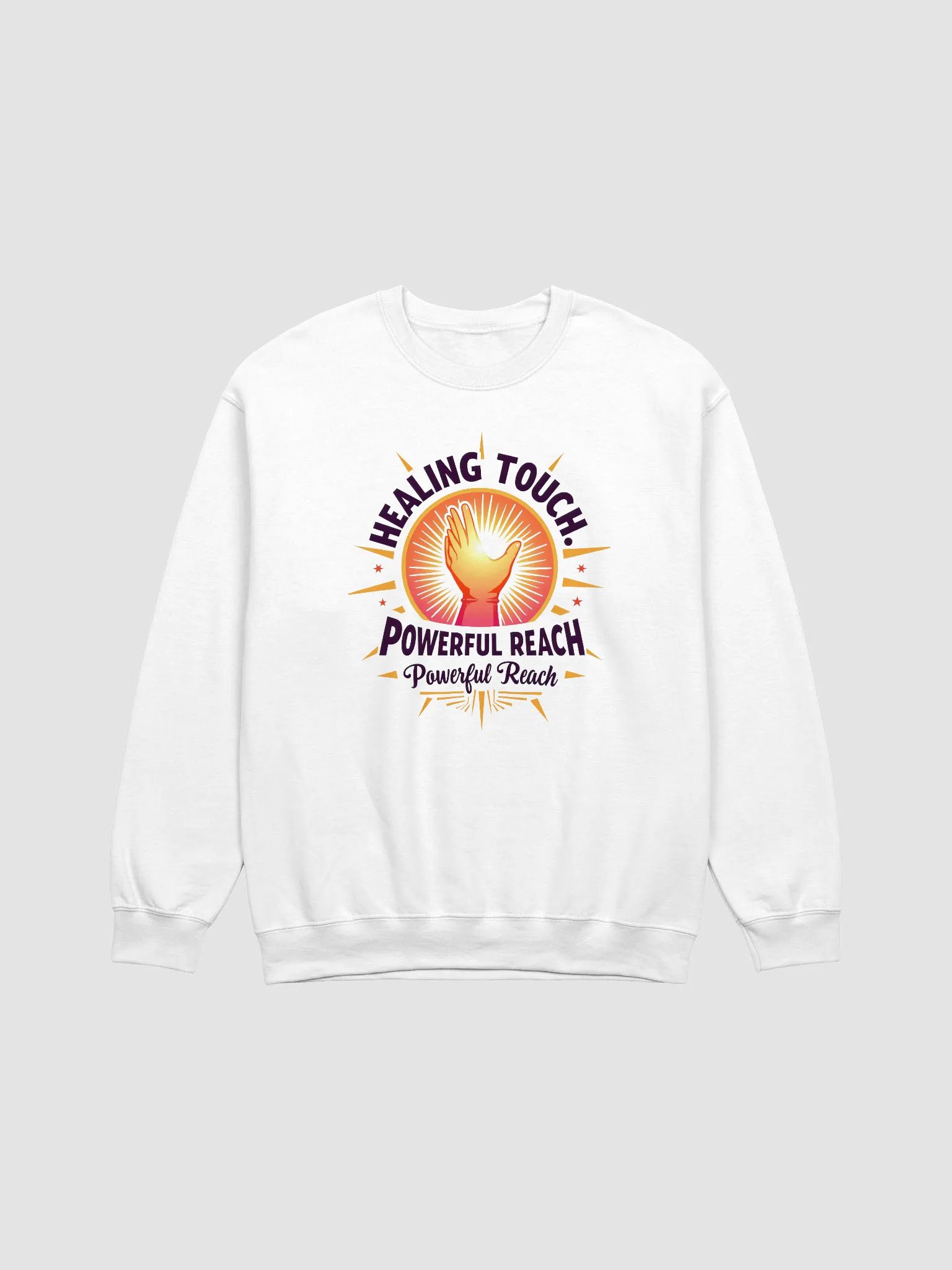 Radiant Healing Touch Crewneck Sweatshirt product image (2)