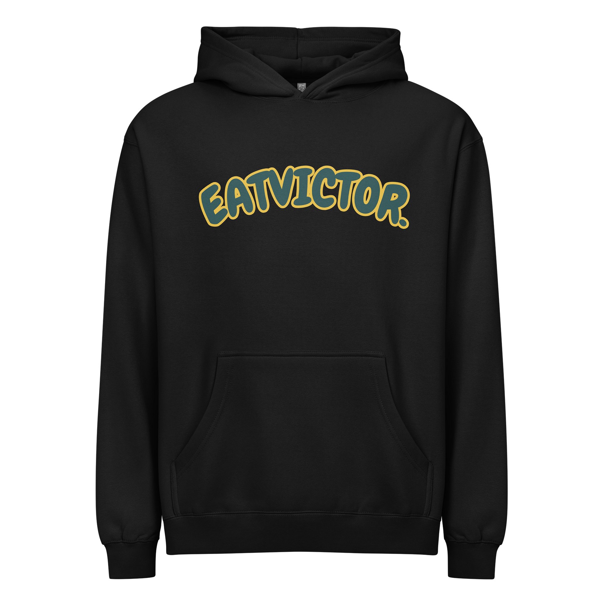 "EATVICTOR." ORIGINAL LOGO BOXY HOODIE. product image (1)