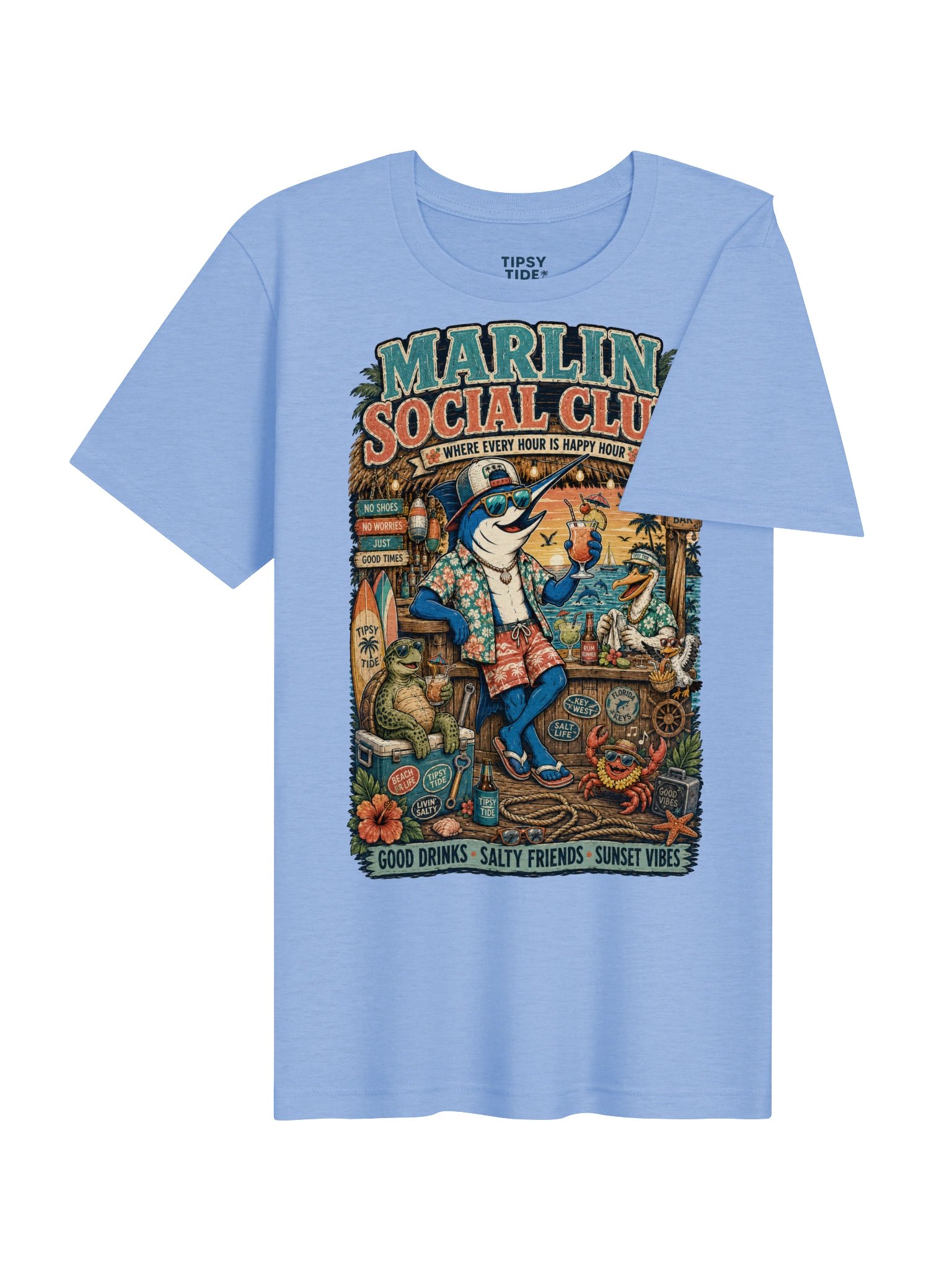 Marlin Social Club Tropical Bar Tee product image (5)