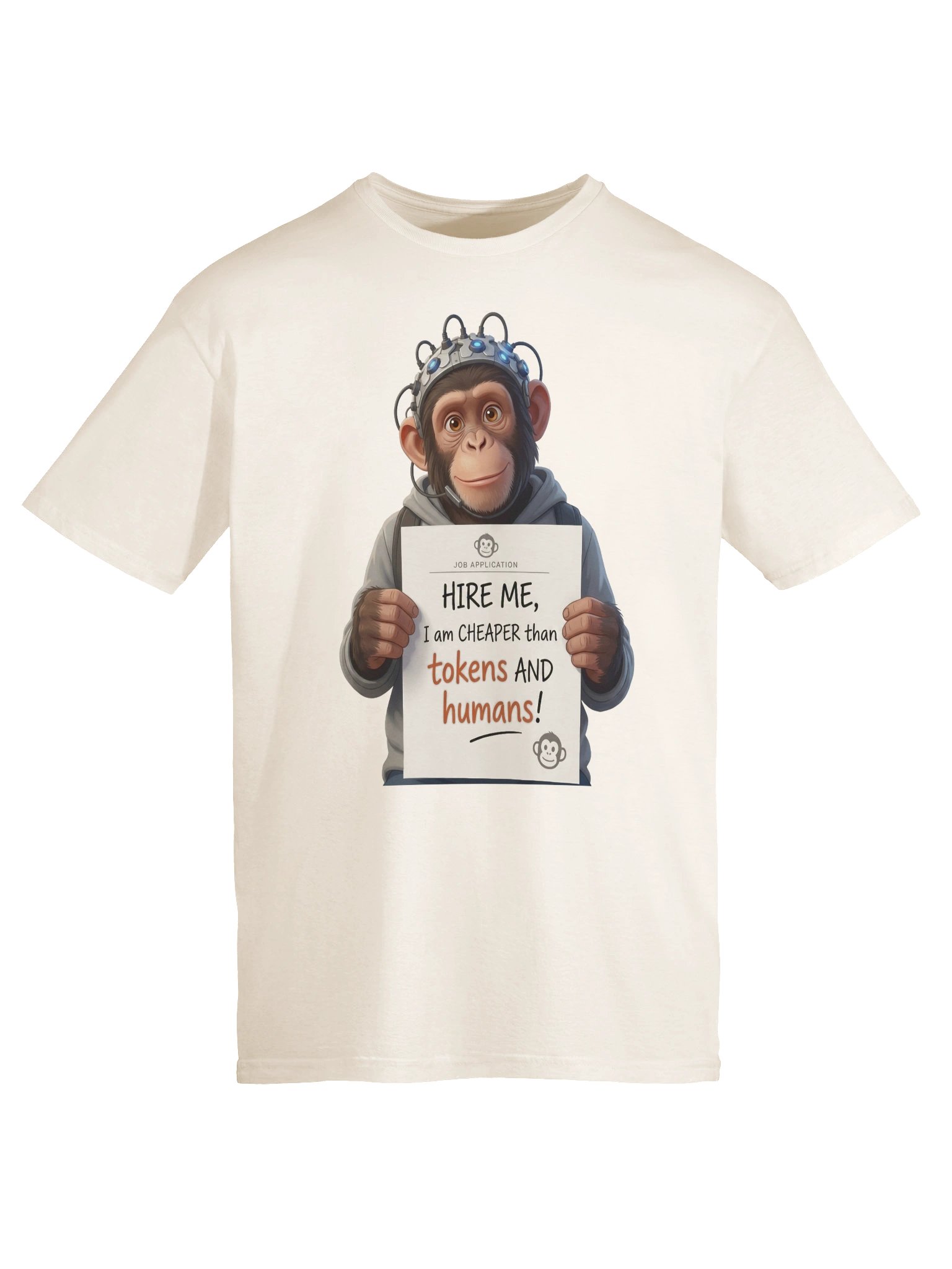 Hire Me Monkey | Future of Work AI Meme Shirt product image (125)