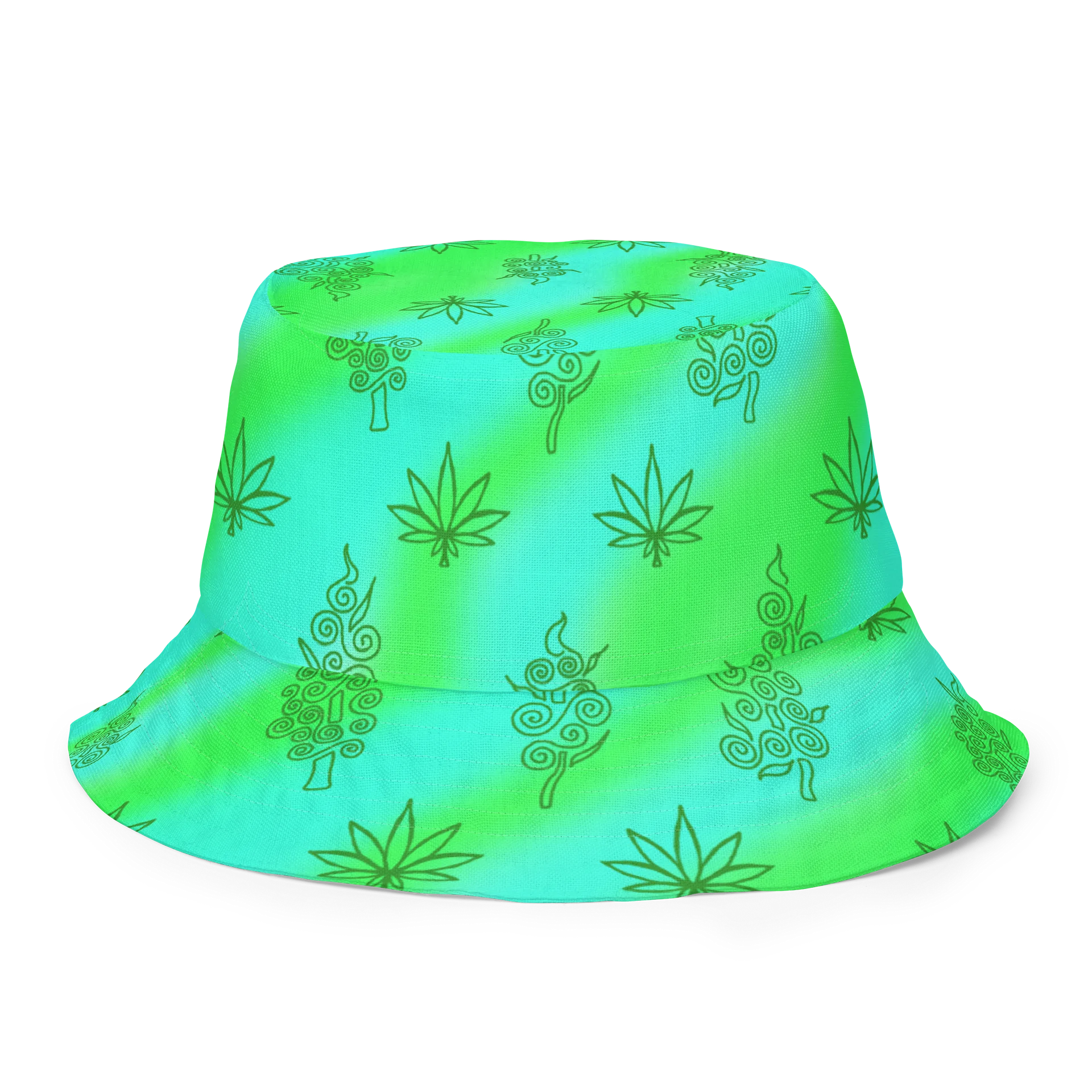 Trippy Plant Reversable Bucket Hat product image (8)