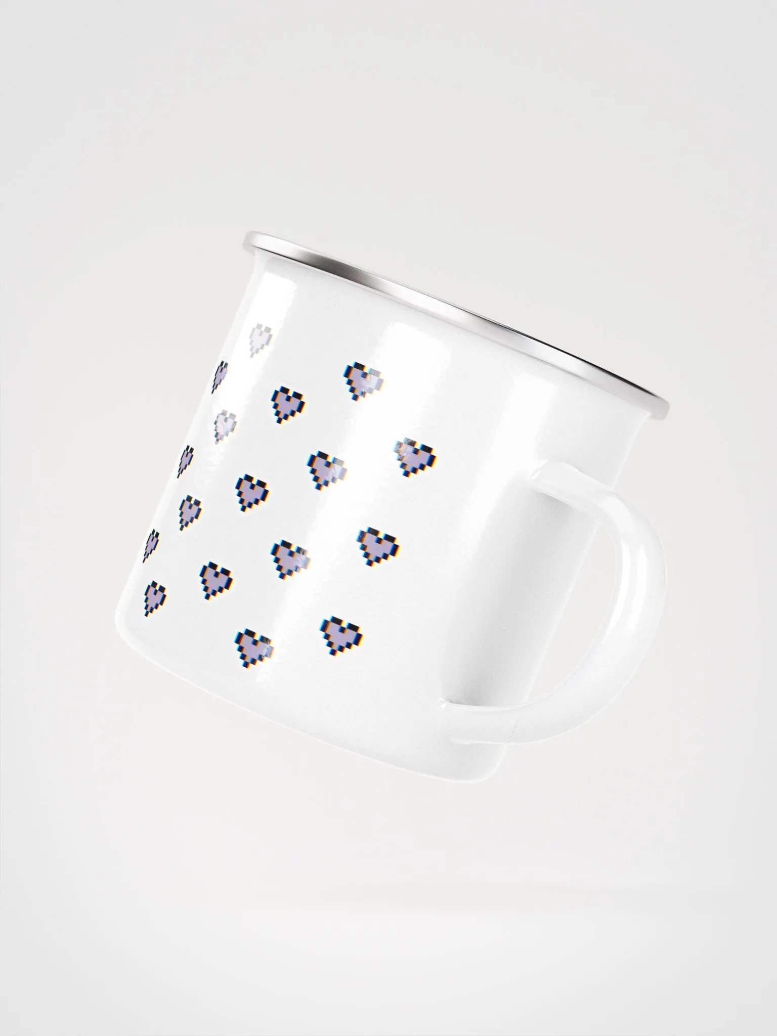 Tiny Hearts Enamel Mug product image (4)