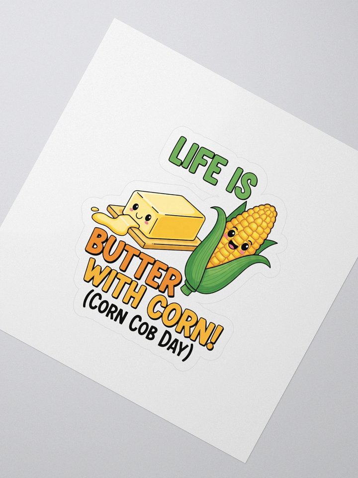 Corn-Style Kiss Cut Stickers product image (2)