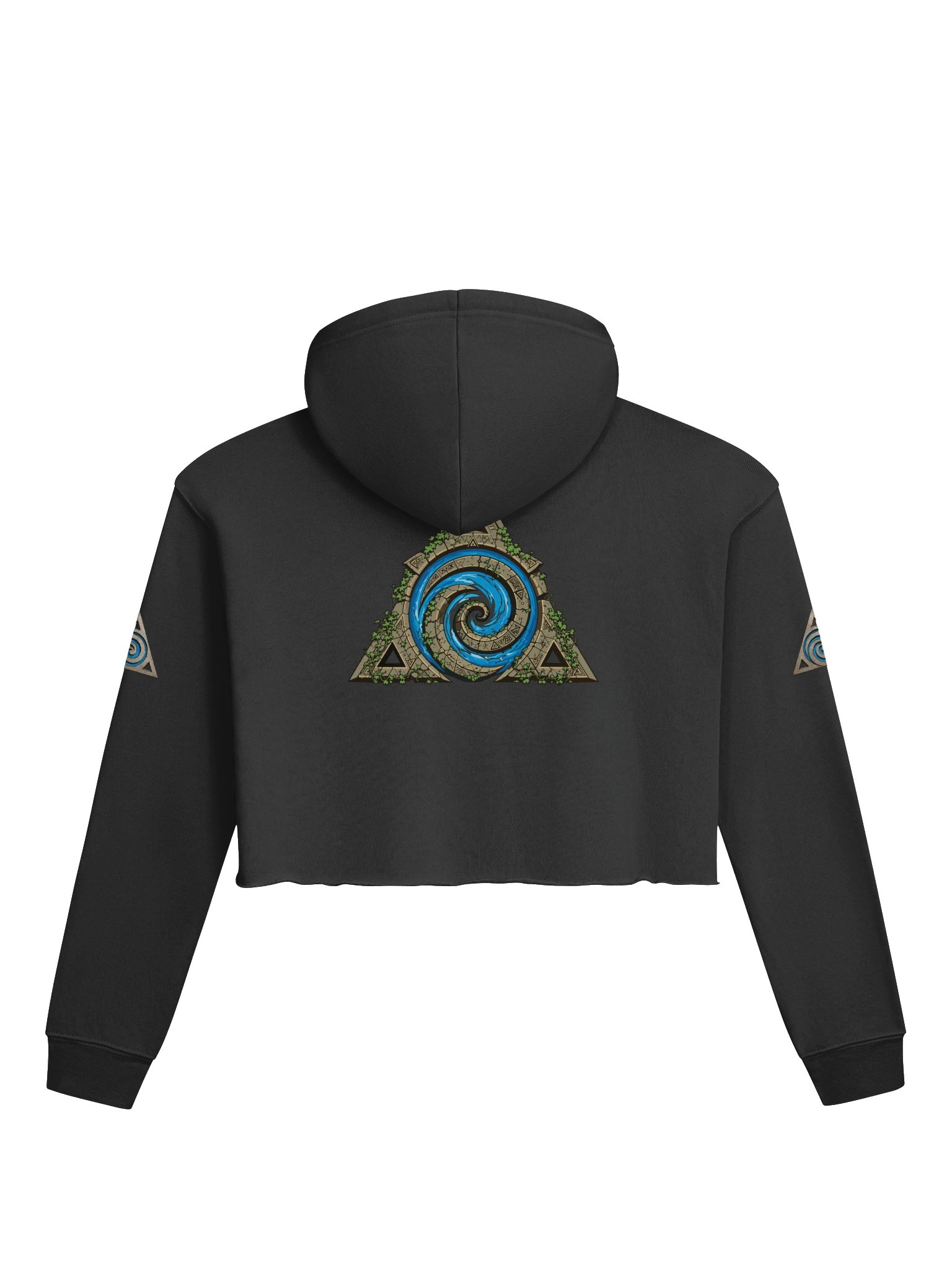 Unknown Shores Spiral Logo Crop Hoodie product image (2)