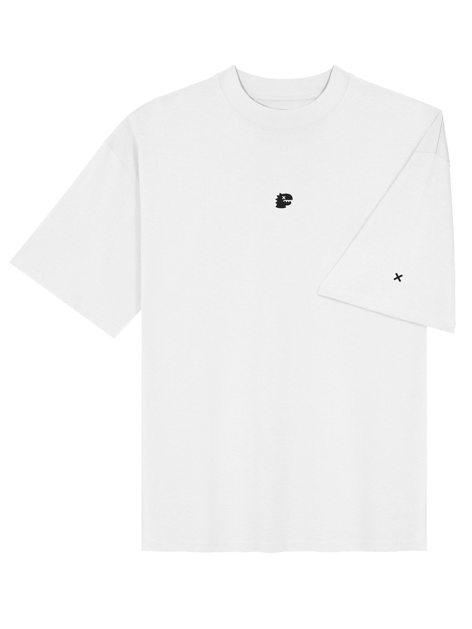 FMB ∣ JETLAG DINO Center Logo Oversized Tee White product image (4)