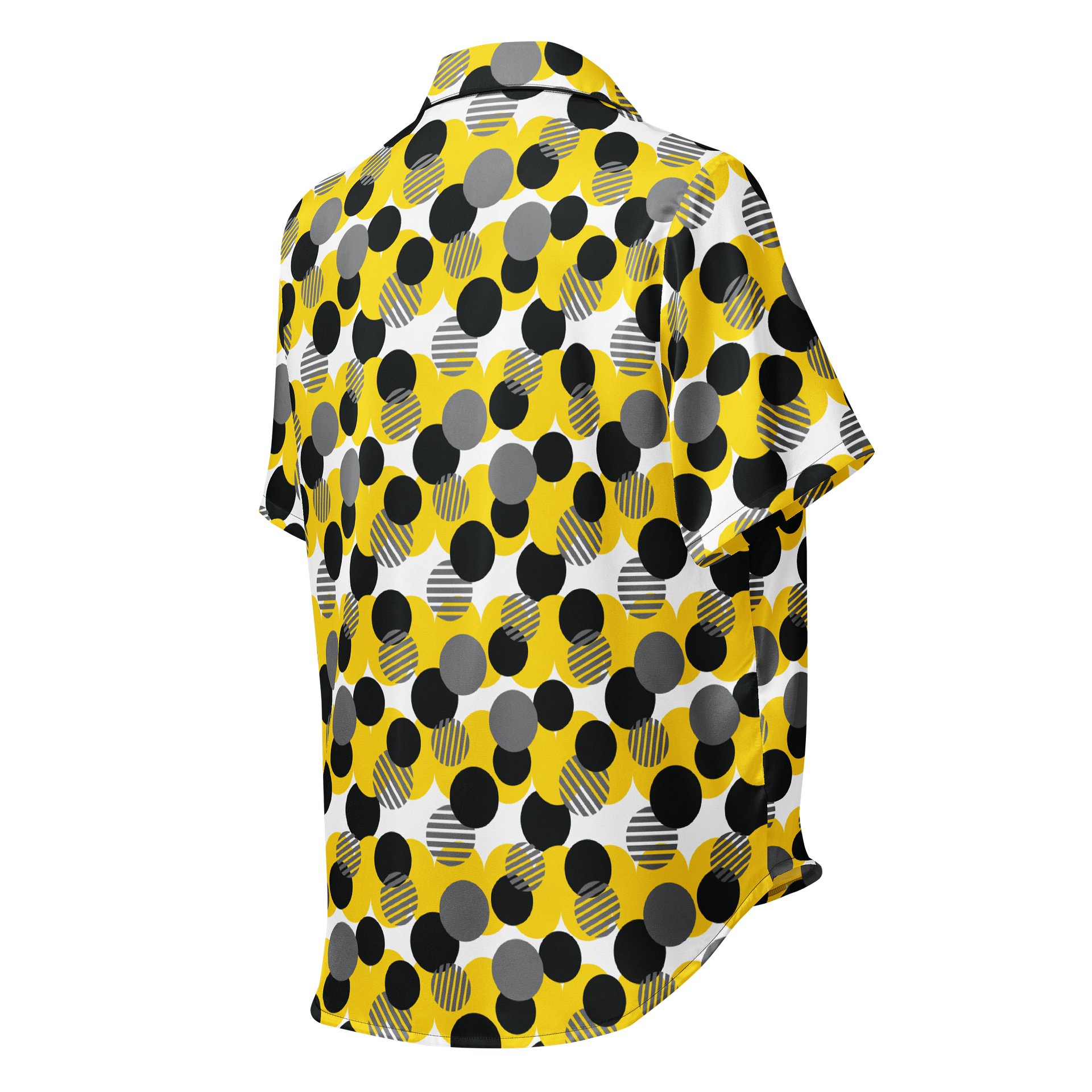 Cozy Chic Modern Geometric Polka Dot All-Over Print Women's Pajama Shirt product image (3)