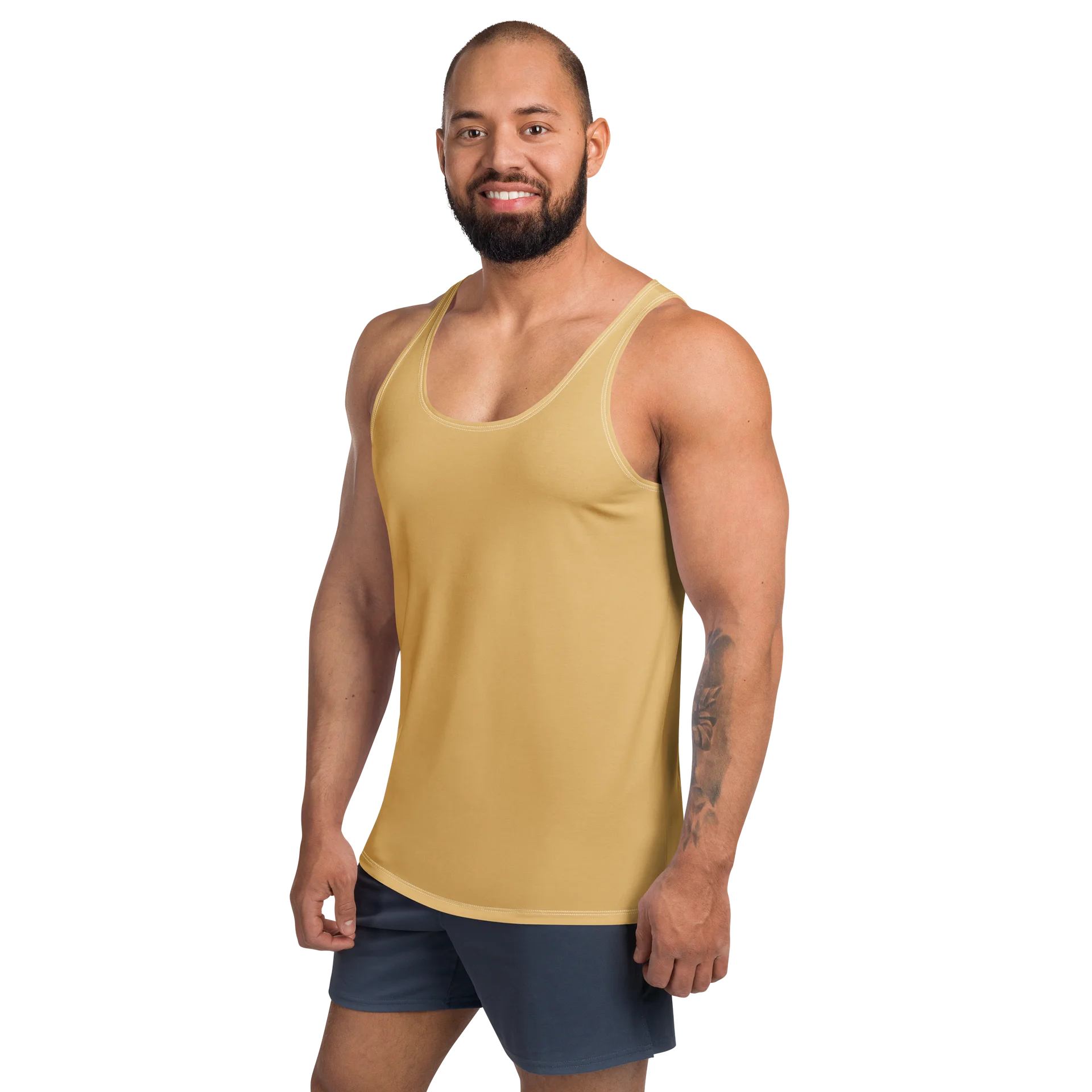 Minimal Tan All-Over Print Tank Top product image (2)