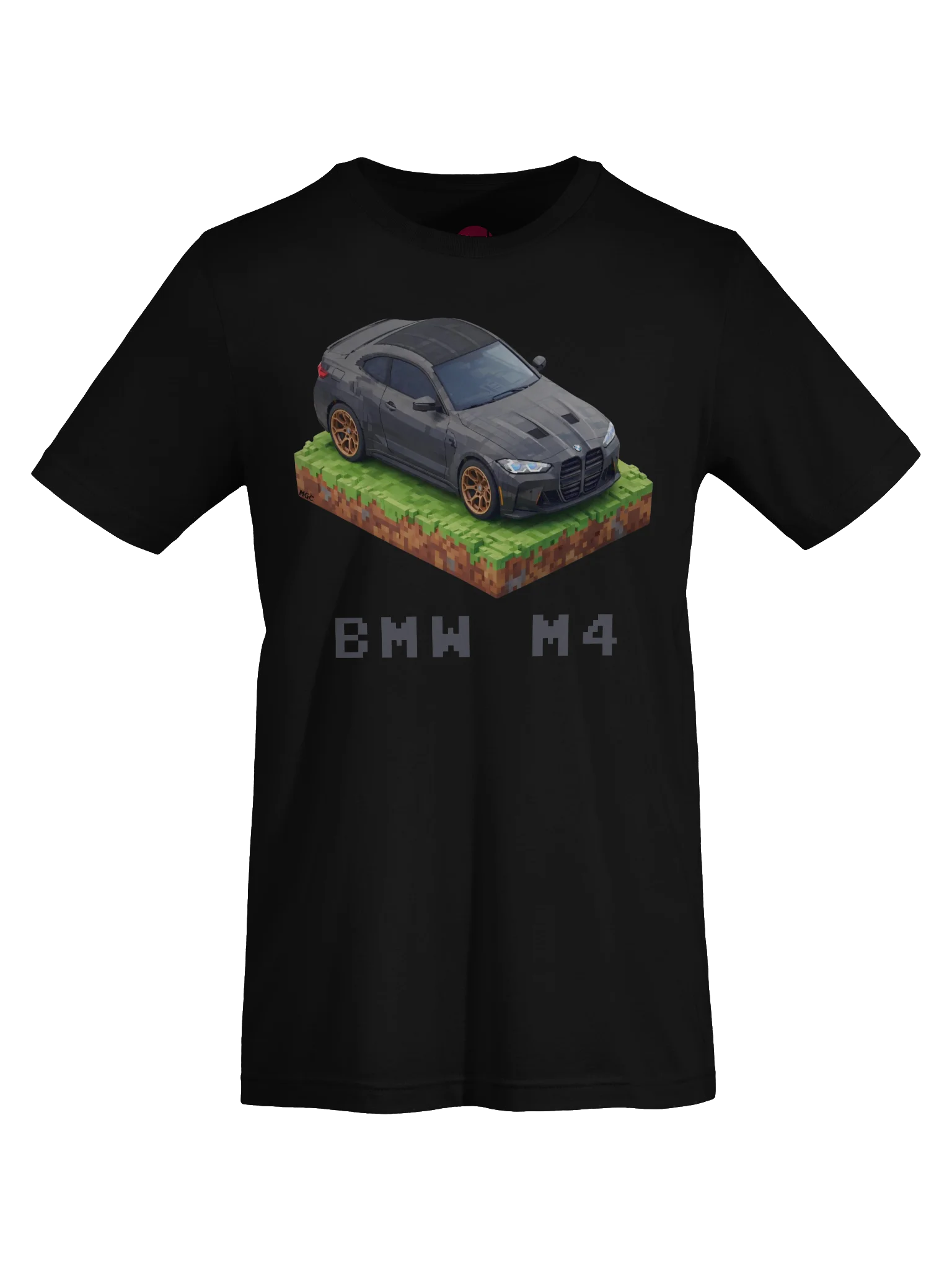 Black BMW M4 Shirt (Pixel, Retro, Minecraft) product image (60)