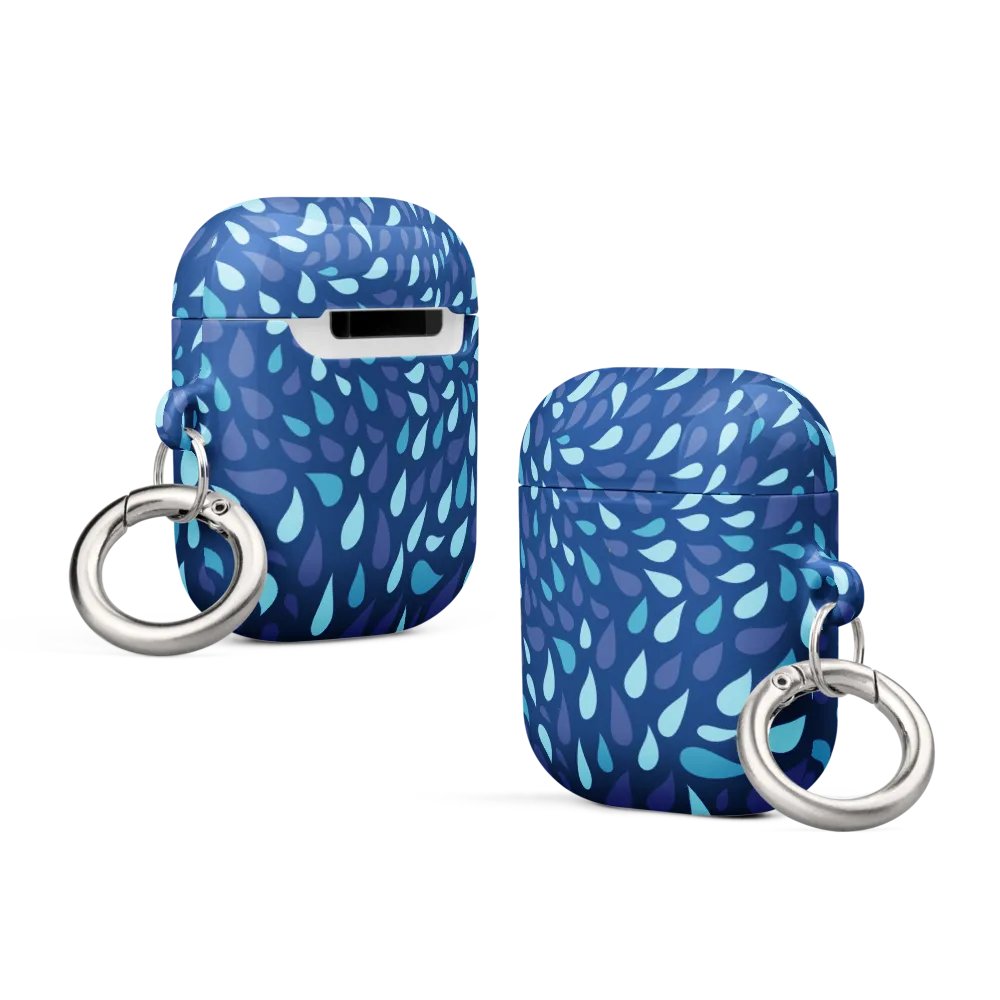 "A11" Swirling Blue Teardrops AirPods® Case product image (10)