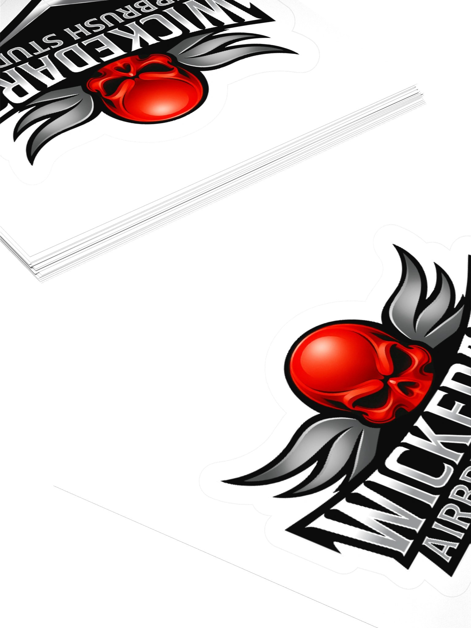 Crimson Crest Vinyl Sticker — Artist Edition product image (11)