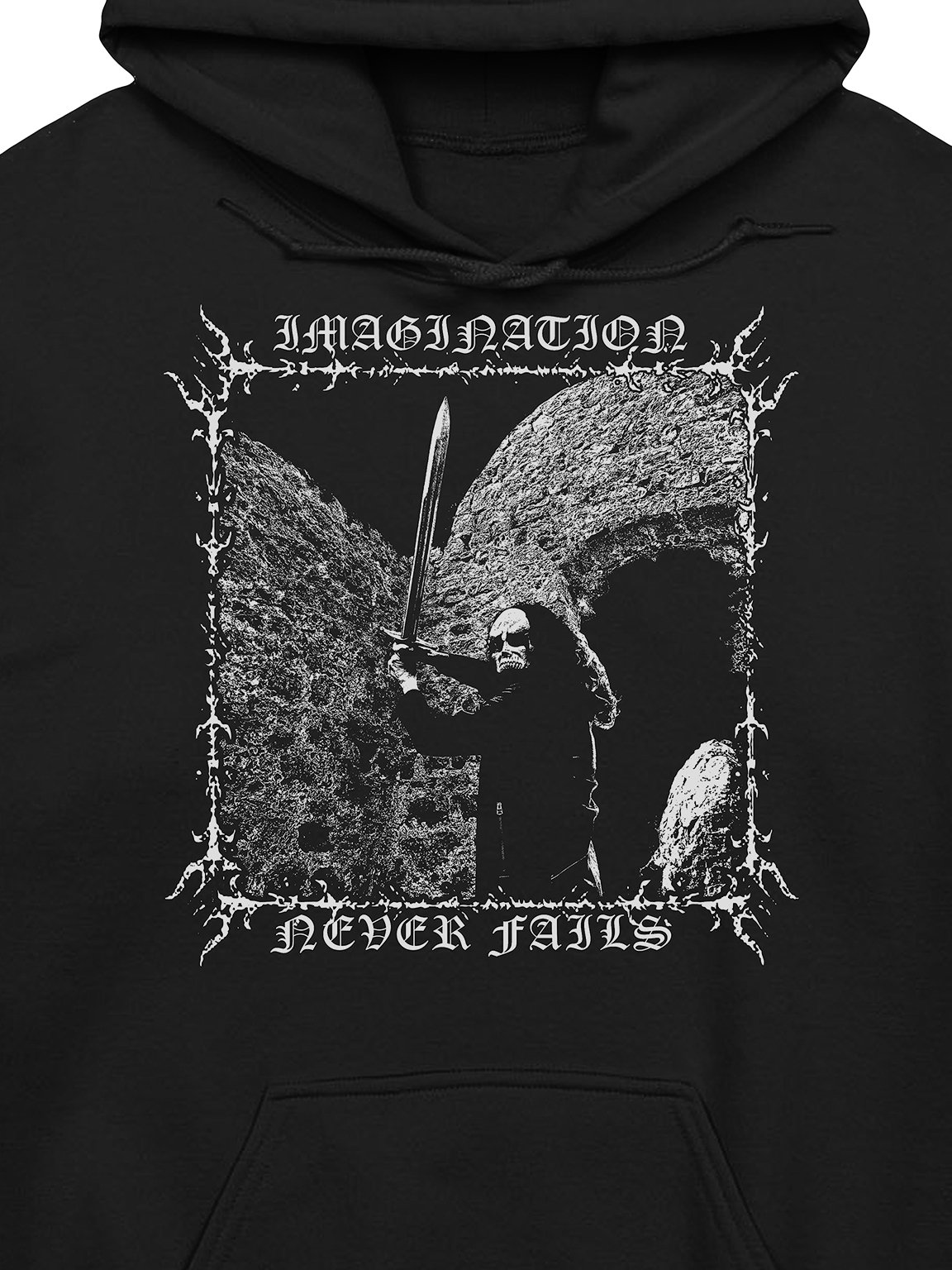 Hoodie Gildan Classic - ERANG 4-Sided (Black) product image (5)