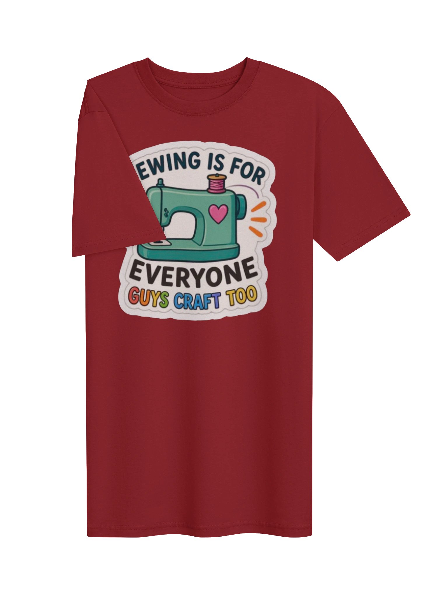 Sewing Is for Everyone Guys Craft Too Tee product image (3)