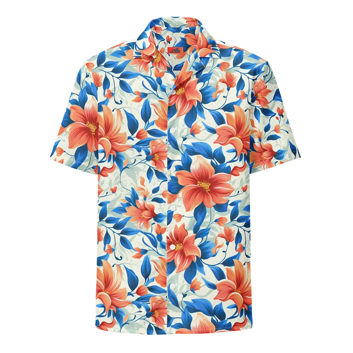 Coral Bloom Hawaiian Shirt product image (1)