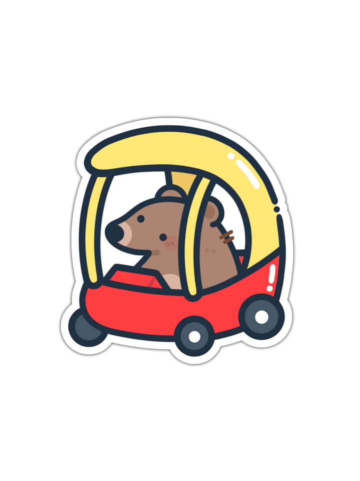 Bear Car Sticker product image (1)