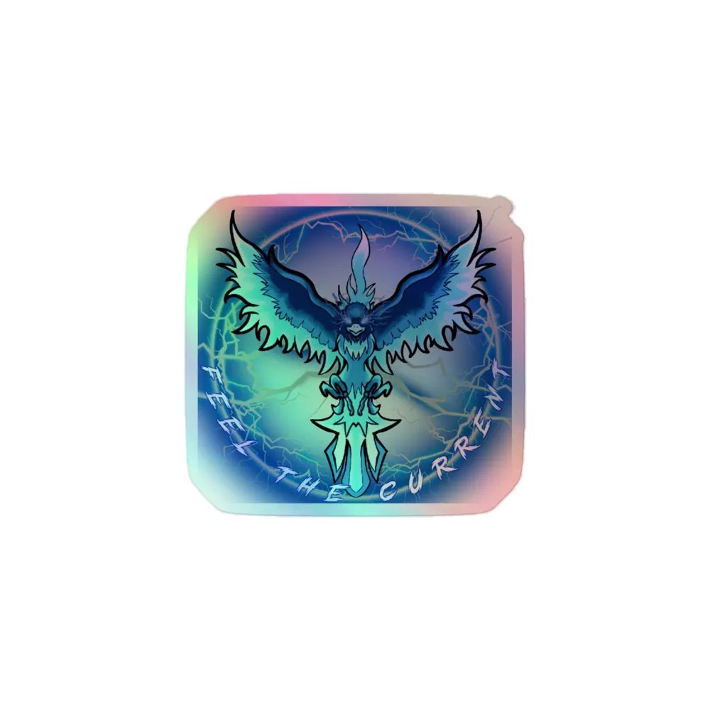 Electric Phoenix Holocut Stickers product image (1)