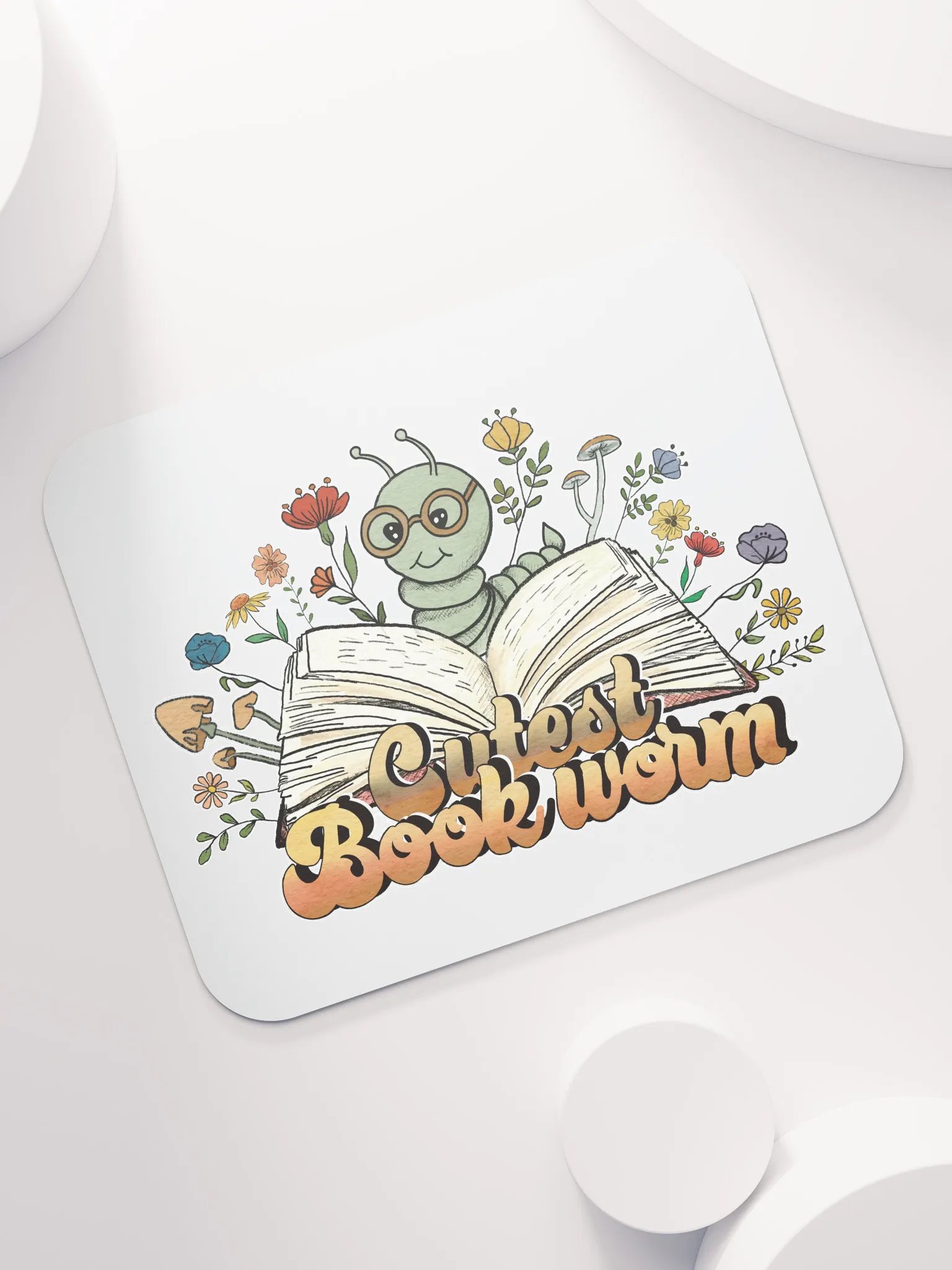 Cutest Bookworm Mouse Pad product image (7)